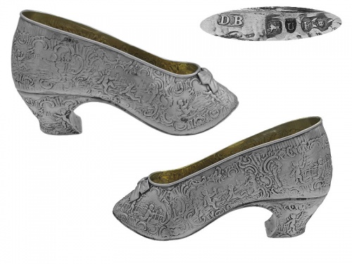 Sterling Silver Shoe  London 1895